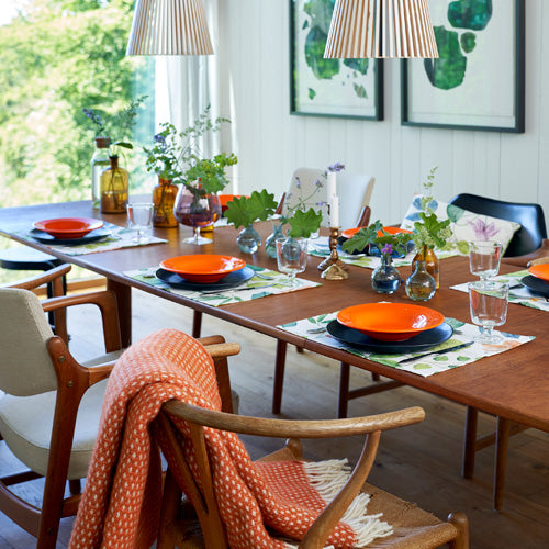 Klippan 100% wollen deken - Knut - orange - 130x200cm - vtwonen shop