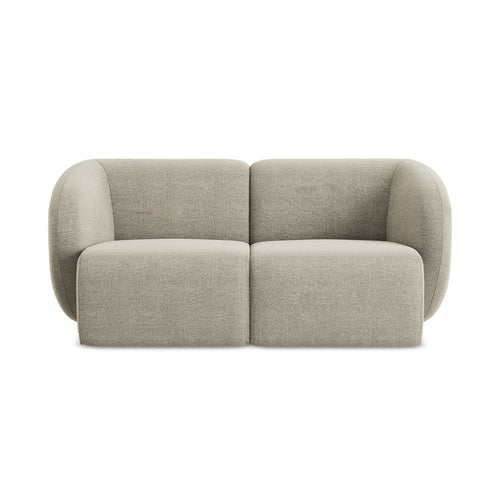 LaMiaSofa Tweezits modulaire bank Cervo - bouclé - taupe - 174x94x75