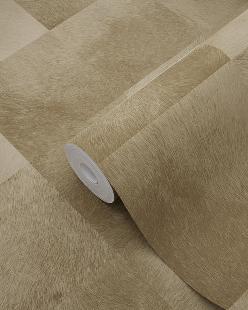 ESTAhome behang dierenhuid donker beige - 53 cm x 10.05 m - 139182