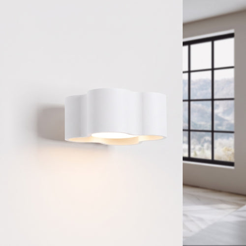 Sollux Lighting Wandlamp OVIO wit Gx53 - 12x14,5x6cm