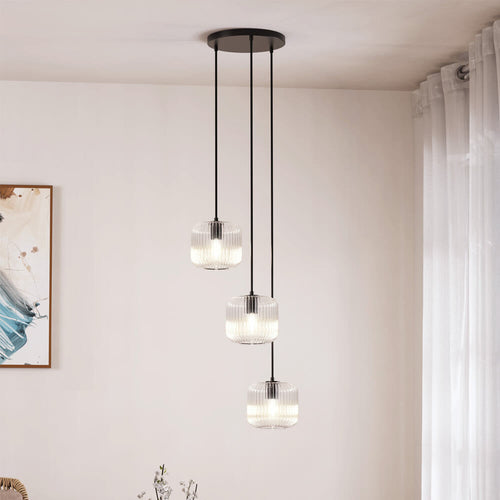 HOME DELUXE Hanglamp van glas LILY - Transparant - vtwonen shop