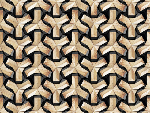 Sanders & Sanders fotobehang figuratief motief beige en zwart - 360 x 270 cm - 600500 - vtwonen shop