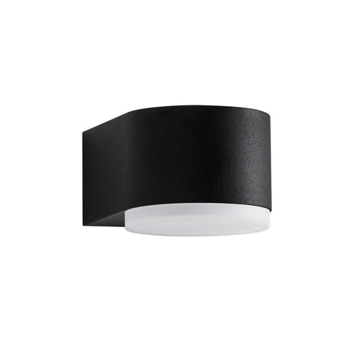 Merano Charlottetown Outdoor Down Wandlamp Zwart Aluminium, LED 4W 400.33Lm 3000K IP54