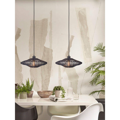 GOOD&MOJO hanglamp Zanzibar - zwart - Ø40cm - vtwonen shop