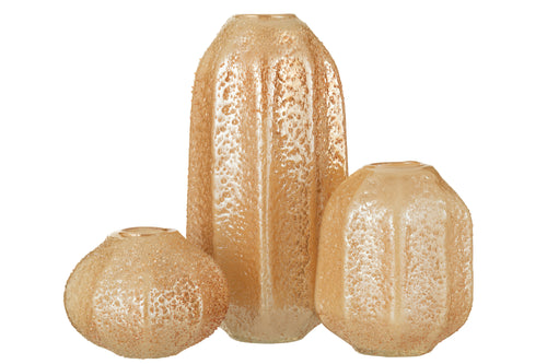 J-Line vaas - glas - lichtoranje - large - 35.5 cm hoog - vtwonen shop