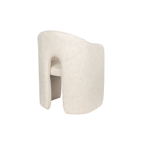Zuiver Contour Eetkamerstoelen Armleuning Beige - Set van 2