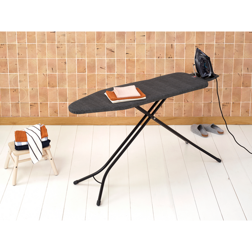 Brabantia Strijkplank B - 124x38 - strijkerhouder - denim black - vtwonen shop