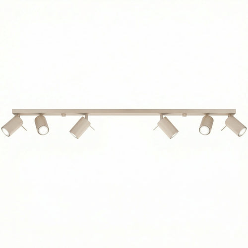 Sollux Lighting Plafondlamp RING 6L taupe - 118x6x16cm