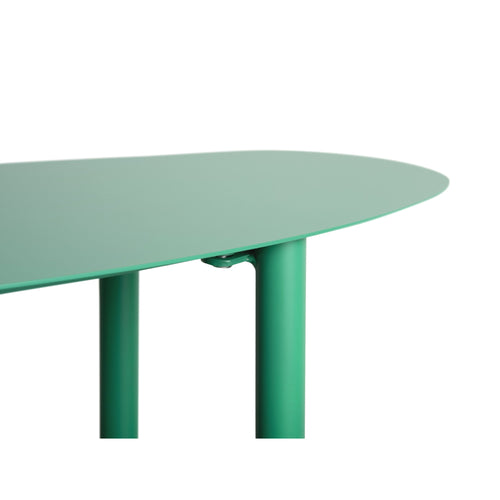 Leitmotiv side table Cool Retro - groen - 90x28x82cm