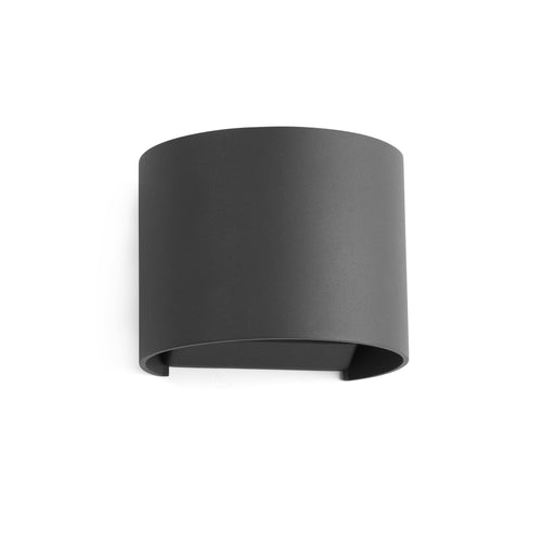 Faro Sunset - LED Wandlamp Buiten Donkergrijs IP54
