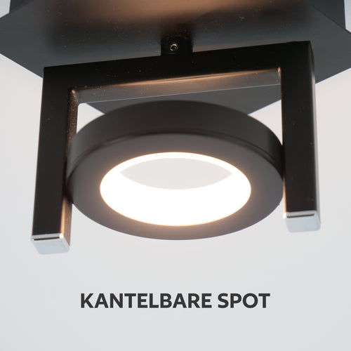 EGLO opbouwspot Trastanello - led - 1 lichts - zwart - vtwonen shop