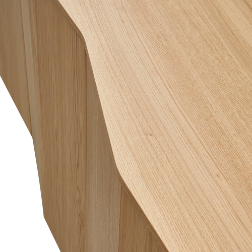 WOOOD Zuma dressoir - Push-To-Open - Eiken - Transparant - 85x22x45 - vtwonen shop