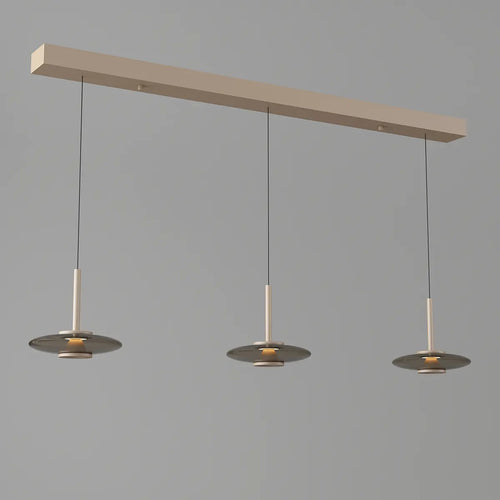 Artdelight hanglamp Madison - 3 lichts - 130  x  200   cm - champagne