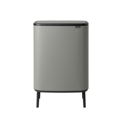 Bo Touch Bin Hi, met 2 binnenemmers, 2 x 30 liter - Mineral Concrete Grey - vtwonen shop