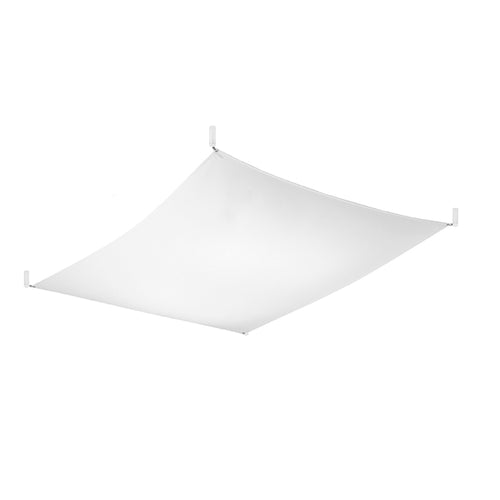 Sollux Lighting Plafondlamp LUNA 3 wit - 130x105x15cm