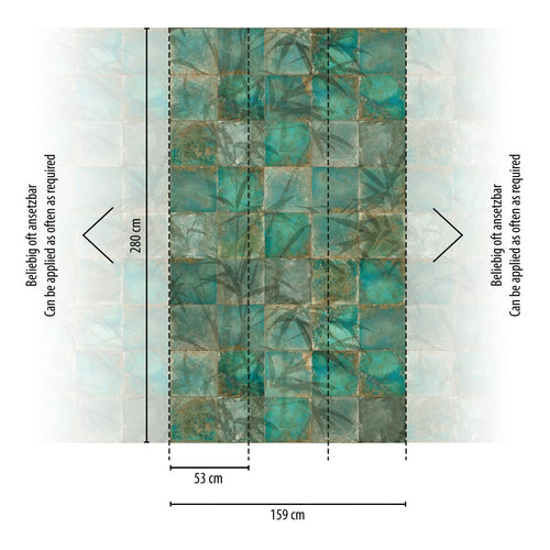 Livingwalls fotobehang jungle-motief groen - 159 x 280 cm - AS-393141 - vtwonen shop