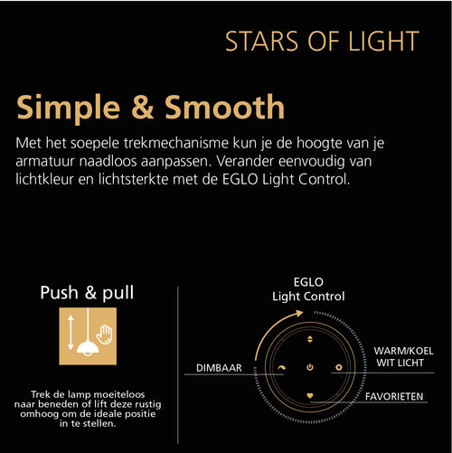 Stars of Light hanglamp Guntin - brons