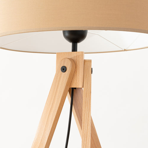 Sollux Lighting Staande lamp NATT beige - 77x77x140cm