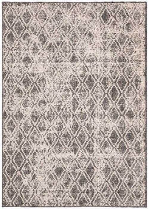 Buiten vloerkleed Frost - Grijs/Wit -  dubbelzijdig - EVA Interior - 200 x 200 cm - vtwonen shop