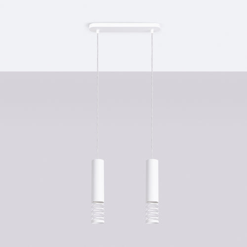Sollux Lighting Hanglamp LAMI 2 wit - 33x6x125cm