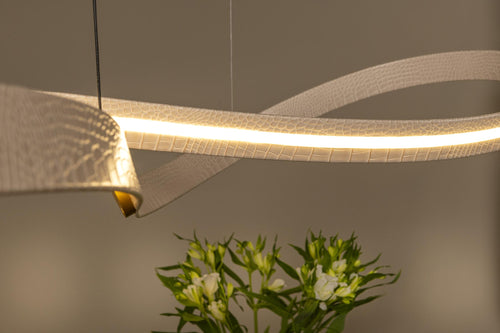 Lucide hanglamp SLALOM - Geïntegreerde LED - Beige - vtwonen shop