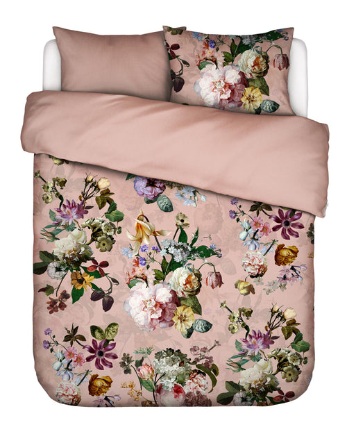 Essenza Fleur dekbedovertrek - Lits-Jumeaux XL – 260x200/220 cm - Evening rose