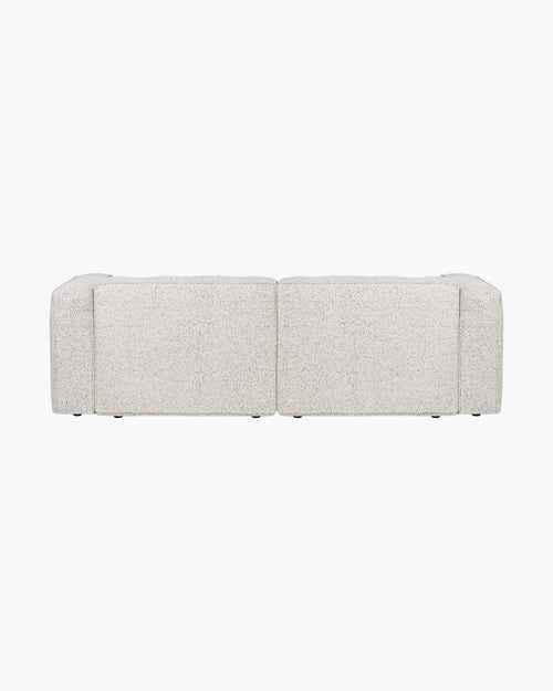 noo.ma Lobi 3-zits slaapbank - Clay Grey Mélange, 140x190 cm slaapfunctie