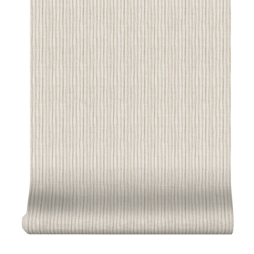 vtwonen Vliesbehang - Double Stripes warm grey