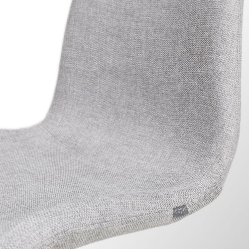 Nolon Nino-Fé Barkruk Lichtgrijs - Wit Onderstel - 75 cm - vtwonen shop