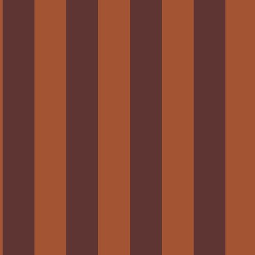 ESTAhome behang strepen aubergine paars en terracotta - 50 x 900 cm - 131976