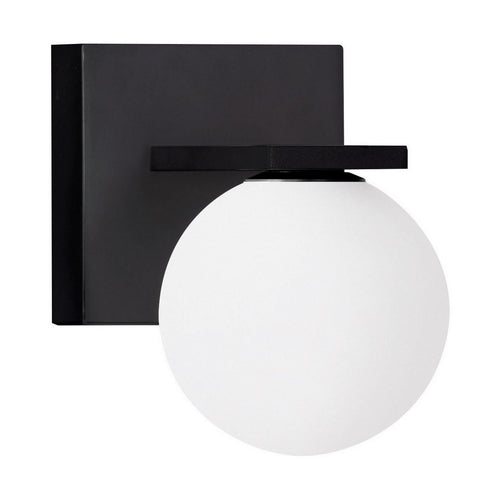 Nova Luce ORACLE Buitenwandlamp met bolvorm, zandkleurig zwart, LED 9W 425lm 3000K IP65