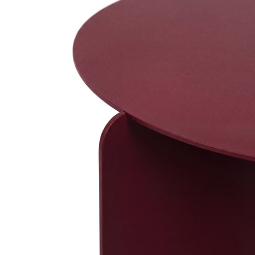 Spinder Design bijzettafel Salsa - Burgundy - Ø 40