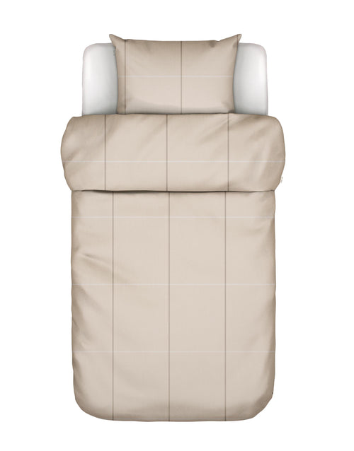 Marc O'Polo Suvie dekbedovertrek - Eenpersoons – 140x200/220 cm - Oatmeal