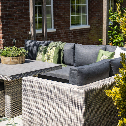 Garden Impressions lounge dining set Tennessee 5-delig rechts vintage willow - texfiber - vtwonen shop