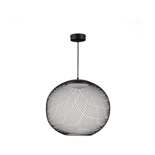 Nova Luce KINETIC Hanglamp met draadframe, matzwart, LED, 24W, 727lm, 3000K
