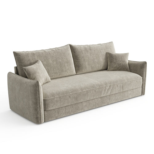 Sia Home - Slaapbank PLUME - getextureerd fluweel mol 213.5cm