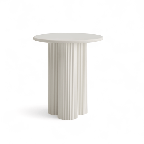 Furnhouse ronde salontafel Flow - Crème wit - Ø 50 cm