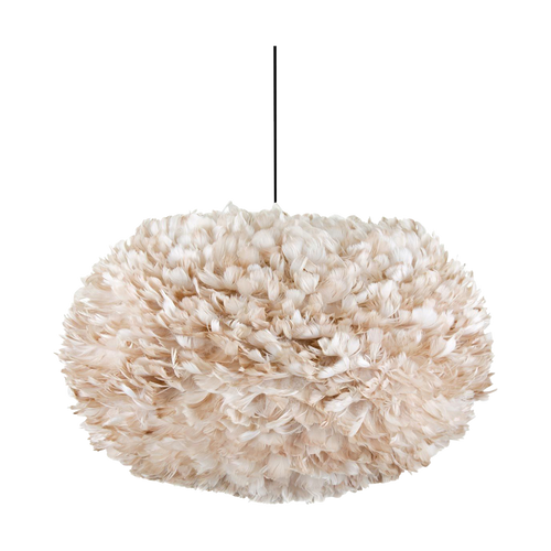 Umage Eos X-large hanglamp light brown - met koordset zwart - Ø 75 cm - vtwonen shop