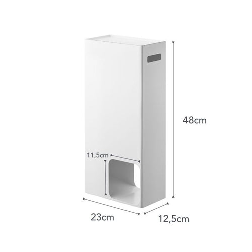 Yamazaki WC Rolhouder - Tower - Wit - vtwonen shop