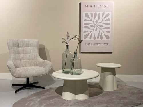 Brix salontafel Clubs Sandy - 80cm - beton / MDF