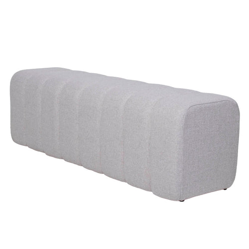 DÉJA Living Eetkamerbank Bogense - Beige Stof - 160x45x48cm