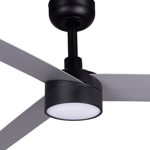 Faro Cruiser Cruiser 160cm LED-plafondventilator matzwart, aluminium bladen CCT