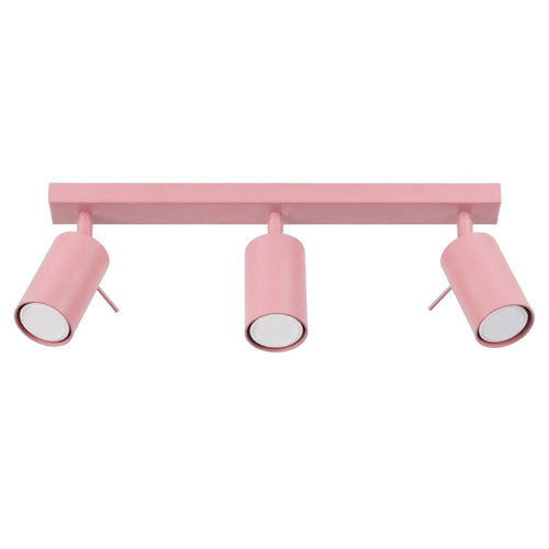 Sollux Lighting Plafondlamp RING 3L roze - 45x6x16cm