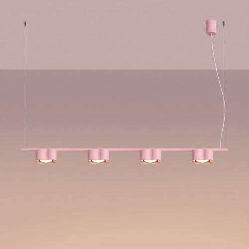 Sollux Lighting Kroonluchter OVIO 4 roze Gx53 - 122x12x208cm