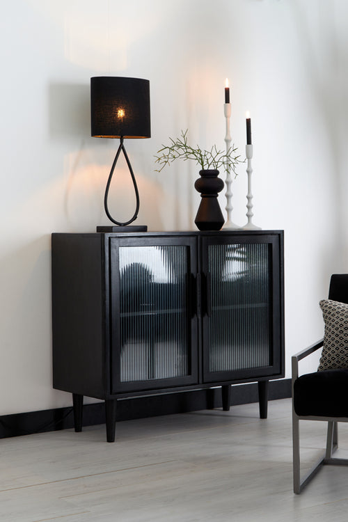 Light & Living lampenkap LIVIGNO - 30x15x25cm - zwart - vtwonen shop