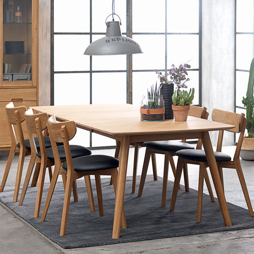 Olivine Sven uitschuifbare houten eettafel - 180-270 x 100 cm - vtwonen shop