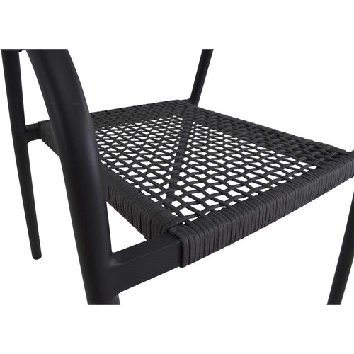Lesli Living bistrostoel Nagano - grijs - 56x63x78cm