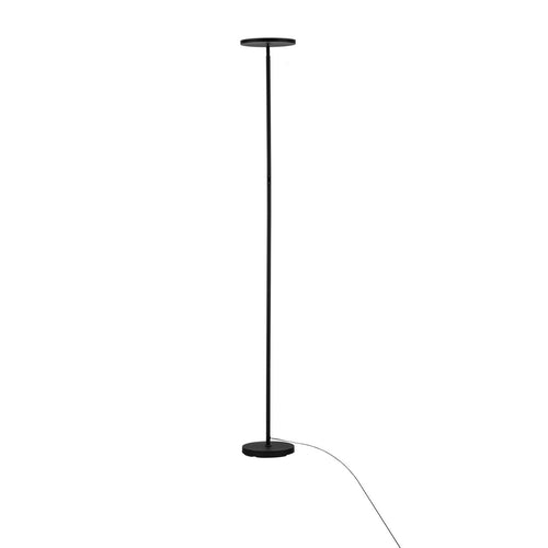 Nova Luce SINKRO Uplighter vloerlamp zandkleurig zwart, aanraakgevoelige dimbare LED-lamp, 30W, 2270lm, 3000K
