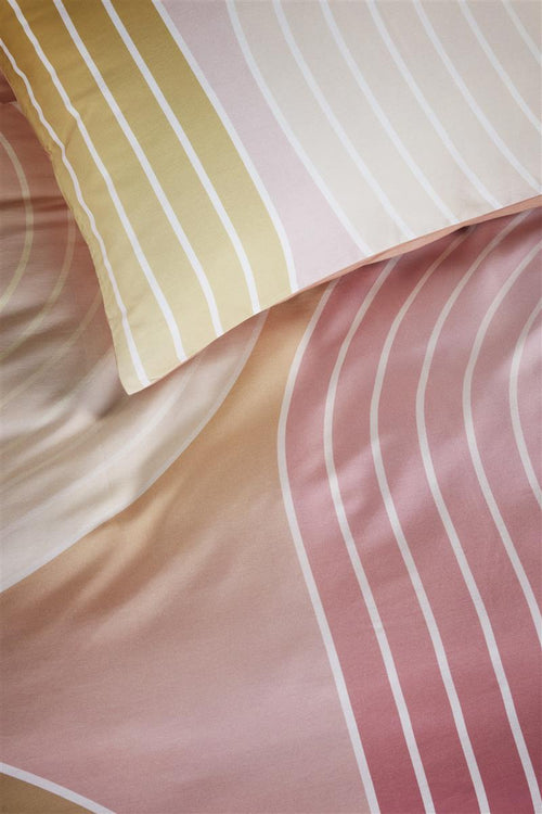 Beddinghouse Dutch Design Curves dekbedovertrek - Lits-Jumeaux XL - 260x200/220 cm - Koraalrood - vtwonen shop