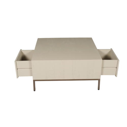 Starfurn  salontafel Madison - beige - 80x80x40cm - vtwonen shop